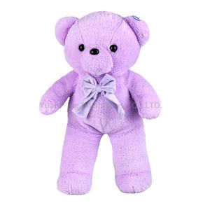 Nuovi Prodotti Giocattoli di Peluche Promozionali Grande <span class=keywords><strong>Orsacchiotto</strong></span> di Peluche <span class=keywords><strong>Viola</strong></span> con Fiocco - Product Image 1