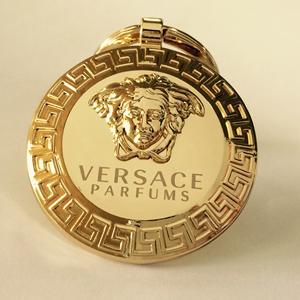 Porte-clés rond vierge en métal avec logo personnalisé, jeton de chariot de courses, chaîne de porte-clés - Product Image 5