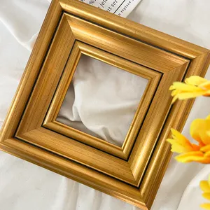 Venta al por mayor precio barato moda moderna oro madera marcos de fotos personalizado A3 5x7 18x24 24x36 madera de pino marcos de fotos