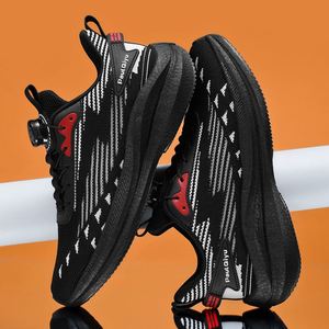 Chaussures de sport décontractées pour hommes à fermeture éclair, haute qualité, pour l'hiver et l'automne, rehaussantes, pour la course, le football et la marche, avec doublure en maille - Product Image 4