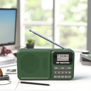 Portatile DAB/DAB + Radio digitale con Display LCD pannello solare FM BT funzione di torcia Wireless TF Card <span class=keywords><strong>USB</strong></span> Flash Drive di supporto - Product Image 6