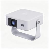 Projecteur intelligent mini A53 WiFi BT Android 4K Full HD, projecteur de cinéma maison, projecteur de films en plein air, cadeau, projecteur vidéo