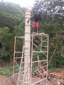 แม่พิมพ์เสาโรมันคอนกรีตวัสดุก่อสร้าง ABS พร้อมลายเส้น ลายวงกลม สำหรับงานภายนอก ดีไซน์สวยงาม แข็งแรง ทนทาน มีเหล็กเสริมภายใน - Product Image 6