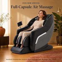 Fauteuil de massage corps entier OYEAL Zero Gravity en cuir matelassé diamanté, pétrissage des tissus profonds, compression d'air, chaleur rapide pour personnes âgées
