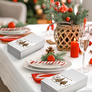 <span class=keywords><strong>Serviettes</strong></span> en papier personnalisées avec logo imprimé pour les fêtes de Noël, les <span class=keywords><strong>d</strong></span>îners de fête, les fêtes <span class=keywords><strong>d</strong></span>'<span class=keywords><strong>invités</strong></span> - Product Image 6