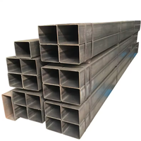 Tubo Rectangular Cuadrado de Acero al Carbono Laminado en Caliente ERW ASTM Q235 de Alta Calidad, Suministro de Fábrica, Certificado ISO 9001 para Construcción