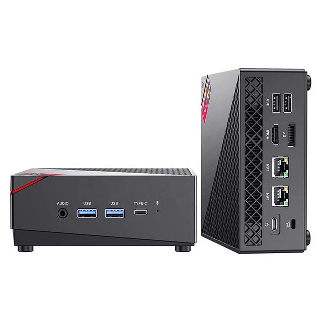 New R7 5800U AMD Ryzen 7 Fanless Mini PC DDR4 SSD/HDD Storage Portable Gaming Office Computer with US/EU/AU/UK Plugs