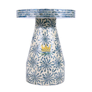 Table basse en nacre incrustée, meubles vintage en nacre, table basse en nacre incrustée en provenance du Vietnam - Product Image 4