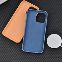Offre Spéciale bébé peau doux au toucher anti-empreintes digitales antichoc liquide Silicone magnétique étui de téléphone portable pour iPhone 15 Pro Max 15 Plus