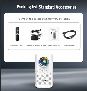 Proyector de Batería P1H para la Copa de Fútbol de Año Nuevo, 720P, 200 <span class=keywords><strong>ANSI</strong></span> Lúmenes, 9800mAh, Android 13, Enfoque Electrónico, 8GB, 4K, Cine en Casa, Exterior - Product Image 6