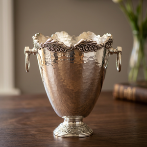 <b>Silver</b> Plated Brass <b>Ice</b> <b>Bucket</b> for Party-Leak Proof & Durable - Product Image 2