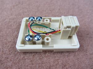 Boîtier de prise téléphonique 1 port RJ11 Boîtier de surface téléphonique Boîtier de connexion de câble Cat3 - Product Image 6