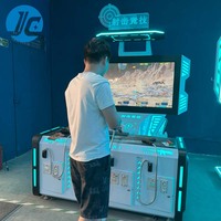 Console de simulateur de salle de tir à pièces Super Display de 65 pouces Real Touch Gun Shooting Big Game Hunter Arcade 1 an