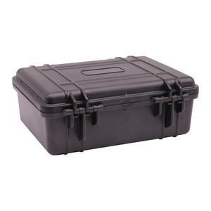 Estuche de herramientas resistente al agua, caja de herramientas de plástico, equipo de almacenamiento protector, organizador negro - Product Image 3
