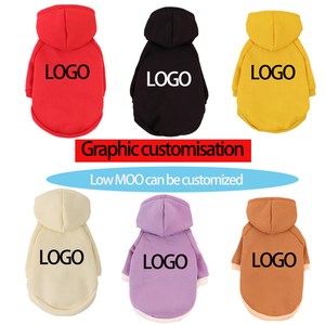 Wholesale Custom Logo Pet <strong>Hoodies</strong> <strong>for</strong> Dogs <strong>Cats</strong> Luxury Black White Cute Design Polyester Winter Autumn Sportswear - Product Image 3