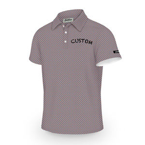 Polo Sportiva da Uomo in Poliestere con Stampa Personalizzata a Sublimazione, Manica Corta, Slim Fit, Produttori di Magliette da Golf - Product Image 6