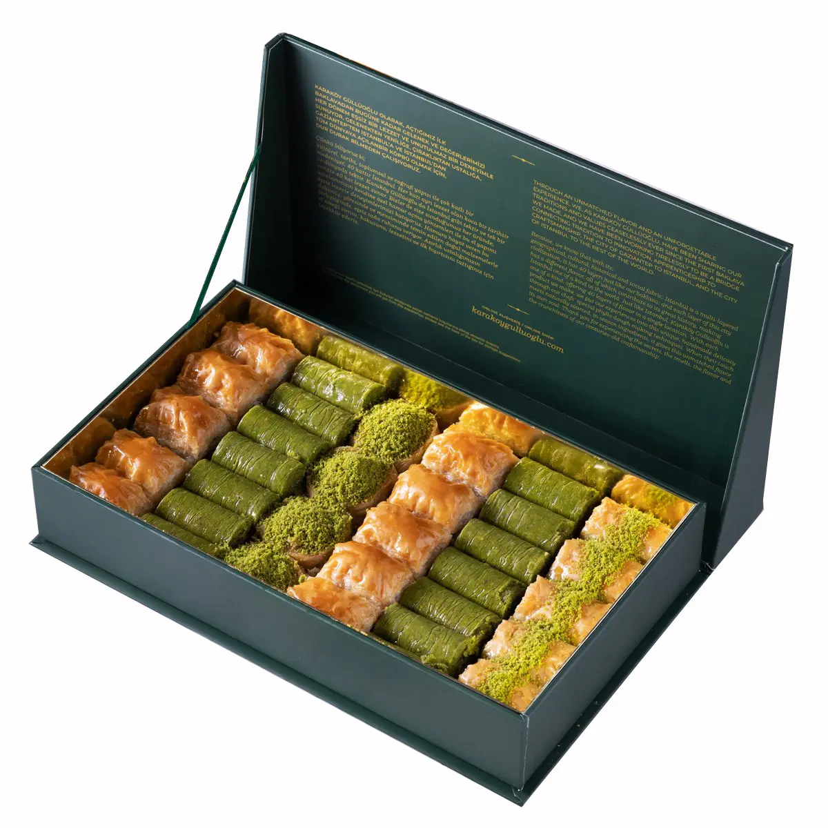 Custom Design Luxury Sweet Paper Packaging Empty Gift boxes for Maamoul And Baklava Boxes
