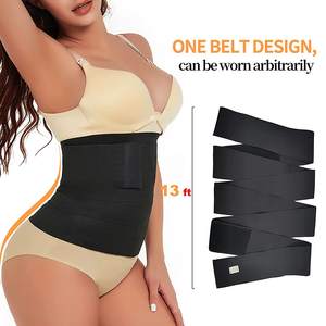 Snatch Me up 4 mètres ceinture de contrôle ferme respirant sans couture taille formateur Bandage Wrap tissé 5 mètres minceur taille Wrap ceinture - Product Image 3