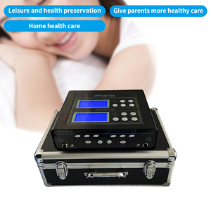 Masseur de pieds électrique à double détoxification ionique avec écran LCD pour <span class=keywords><strong>deux</strong></span> <span class=keywords><strong>personnes</strong></span>, avec ceinture lombaire et contrôle de la minuterie par prise électrique - Product Image 2