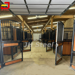 مزرعة تصميم معدني دائم صندوق الحصان الجبهات مستقرة لوحات كشك الحصان للبيع - Product Image 3