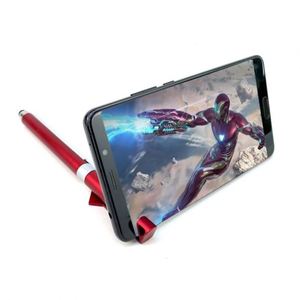 ปากกาลูกลื่นพลาสติกอเนกประสงค์แบบพกพาพร้อมฐานตั้ง สำหรับโปรโมชั่น พิมพ์โลโก้ด้วยคิวอาร์โค้ด ขายส่ง - Product Image 3