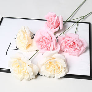 Roses Martin à trois têtes en soie, arrangement floral DIY, fait main, respectueux de l'environnement, art auto-conçu, simulation - Product Image 6