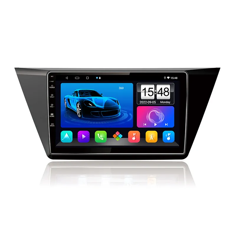 Autoradio Autoradio Gps Navigatie Bt Stereo Touchscreen Fm Usb Dvd Speler Voor Vw Volkswagen Touran 2016