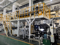Ligne de production de feuilles polymères imperméables pré-étalonnées à ancrage tridimensionnel, extrudeuse à vis simple pour feuilles HDPE PE