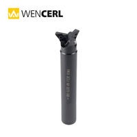 WENCERL Fraise à rainurer en V en carbure pour CNC, fraise à queue d'aronde YW45 55 60 degrés pour plaquettes DCMT08 DCMT11