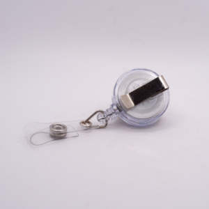 Porte-badge en gros en ligne, porte-badge ABS, porte-badge rétractable, clip en acier inoxydable, infirmières, travailleurs de la santé, 87x33x16mm, 10g - Product Image 2