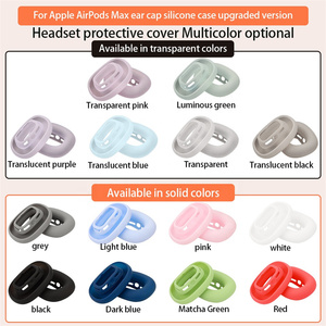 Convient pour Apple <span class=keywords><strong>AirPods</strong></span> Max Earphone Protective Case Headband Cover Upgraded Ear Cap Cover Headphones Case - Product Image 2