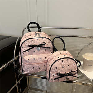 Sacs à dos pour femmes – Nouvelle collection été 2025 – Super tendance – Nœud papillon – Grande capacité – Sac d'école portable pour étudiantes - Product Image 2