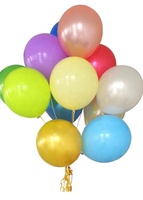 Duile 10 Pouces 220 Grammes Ballons de Baudruche Métalliques Blanc Nacré Haorun R10 pour Fête d'Anniversaire ou Décoration Extérieure