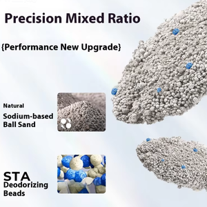 Lettiera per gatti in Bentonite di grande capacità con lettiera per gatti in Bentonite senza polvere e facile da pulire - Product Image 5