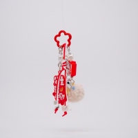 Pendentifs Ours au Fromage Vintage Kawaii de Luxe pour Femmes et Filles, Accessoires de Mode, Breloque de Sac en Résine avec Cordon Tressé Coloré