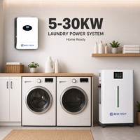 Système d'énergie solaire hybride 5KW 8KW 12KW 20KW 30KW 50KW avec onduleur MPPT pour la maison et le système d'alimentation du linge