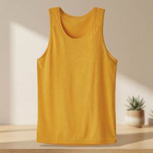 Camiseta sin mangas con capucha y cuello redondo para hombre - 100% algodón, transpirable, informal, para gimnasio, con logotipo personalizado y servicio OEM/ODM - Product Image 3