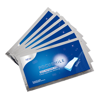 Smilkit 28/14Pcs Strip Pemutih Gigi Label Pribadi Canggih