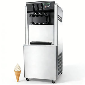 Máquina de helados industrial con compresor de alta potencia para puestos comerciales al aire libre, refrigeración estable, funcionamiento confiable, alto rendimiento. - Product Image 1