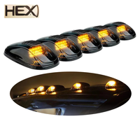 Luz Diurna LED para Auto, 9, 12, 16 LED, Marcador de Cabina, Lámpara Amarilla de Techo para Todoterreno, Dodge RAM F150 Beast, Toyota Tundra, Chevrolet