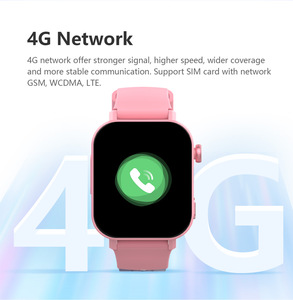 Montre connectée 4G avec caméra vidéo pour adolescents, filles et garçons Montre intelligente VDF98 Tracker Étanche IP67 SOS pour enfants Montre intelligente de localisation LBS - Product Image 4