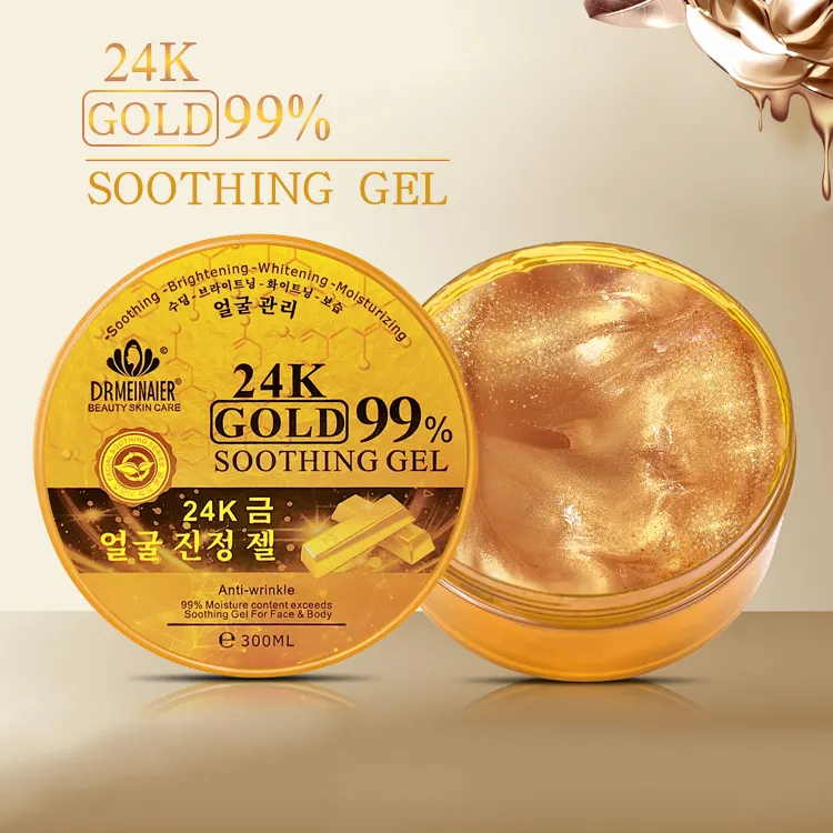 Private Label Anti Rimpel Collageen 24K Gouden Masker Hydraterende Verzachtende Gel Gezichtsmasker