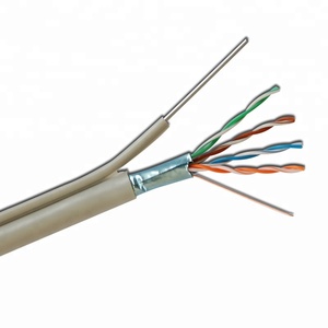 <span class=keywords><strong>FTP</strong></span> che chắn đồng Trần/CCA CAT5E Mạng Cáp + 2 lõi điện cho CCTV Hệ thống an ninh - Product Image 2