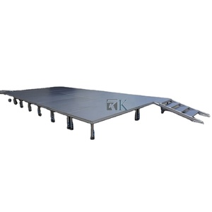 Escenario Portátil de Aluminio para Exteriores, Plataforma de Escenario de 1.22x1.22m 1.22x2.44m para Eventos y Conciertos - Product Image 4