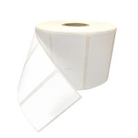 Rollo de Etiquetas Adhesivas Térmicas Impermeables y Resistentes al Aceite Directo de Fábrica para Promoción de Supermercados y Etiquetas de Embalaje