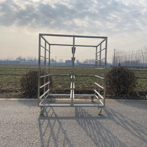 Chariot de four mobile multifonction en acier inoxydable pour cuisines et restaurants commerciaux - Product Image 6