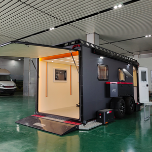 Caravane tout-terrain haut de gamme de 22 pieds avec salle de bain complète et lit îlot pour les couples nomades australiens en grand voyage - Product Image 2