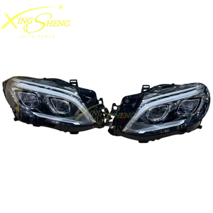 Venta al por Mayor de Faros LED de <span class=keywords><strong>Segunda</strong></span> <span class=keywords><strong>Mano</strong></span> para <span class=keywords><strong>Mercedes</strong></span>-Benz GLE350, GLE450, W166, Luces de Circulación Diurna de Doble Lente - Product Image 1