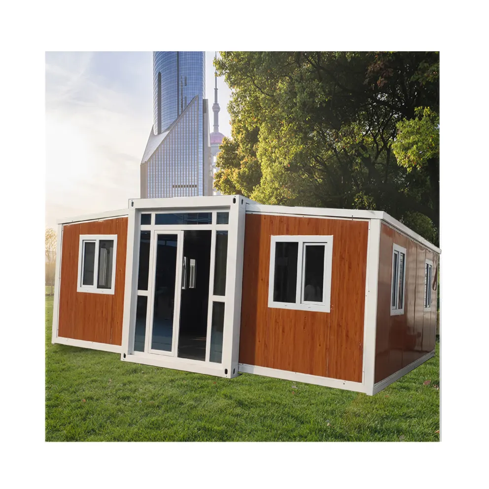 Ready To Ship Prefabricated 20Ft 40Ft Expandable Prefabricated Container Living House Granny Flat Security Luxury Prefab Villas