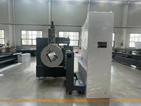 Machine de découpe laser à fibre CNC économique 1500W 3000W pour tubes ronds et carrés, découpeuse de métal